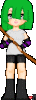 Bekuki with scythe